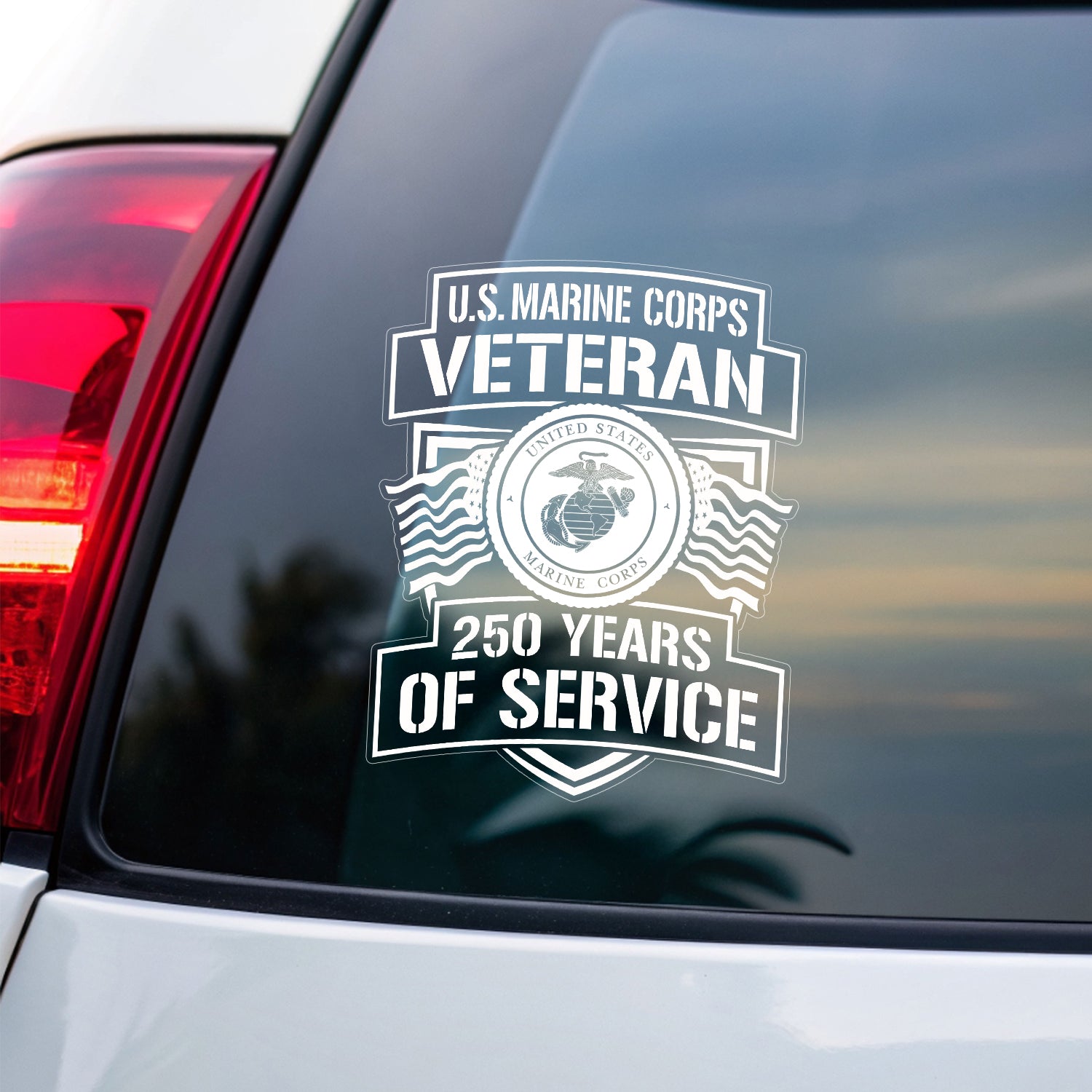MARlNE 250 Years Of Service Stickers