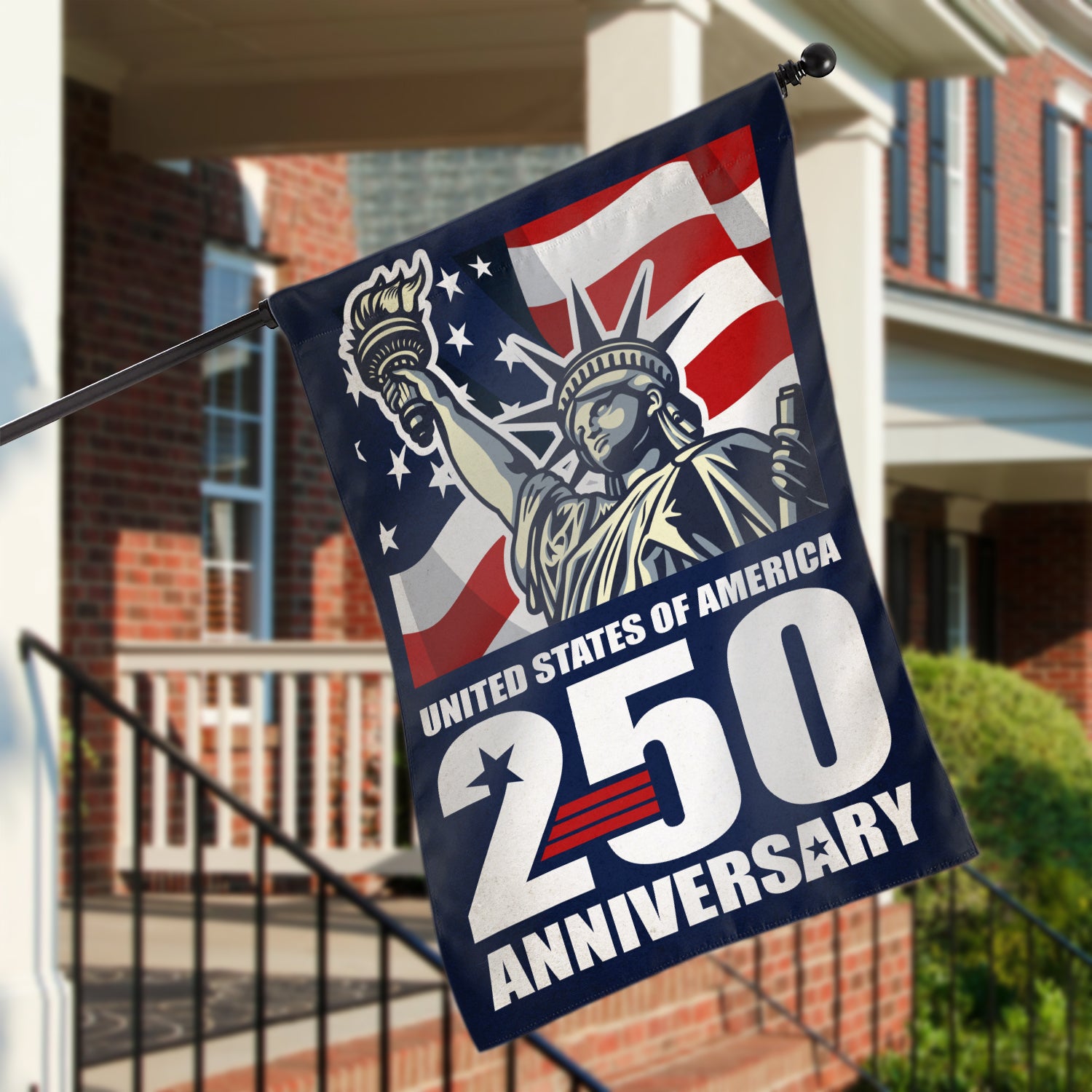 United States Of America 250 Anniversary House Flag 28''x40'' Twin-Side Printing