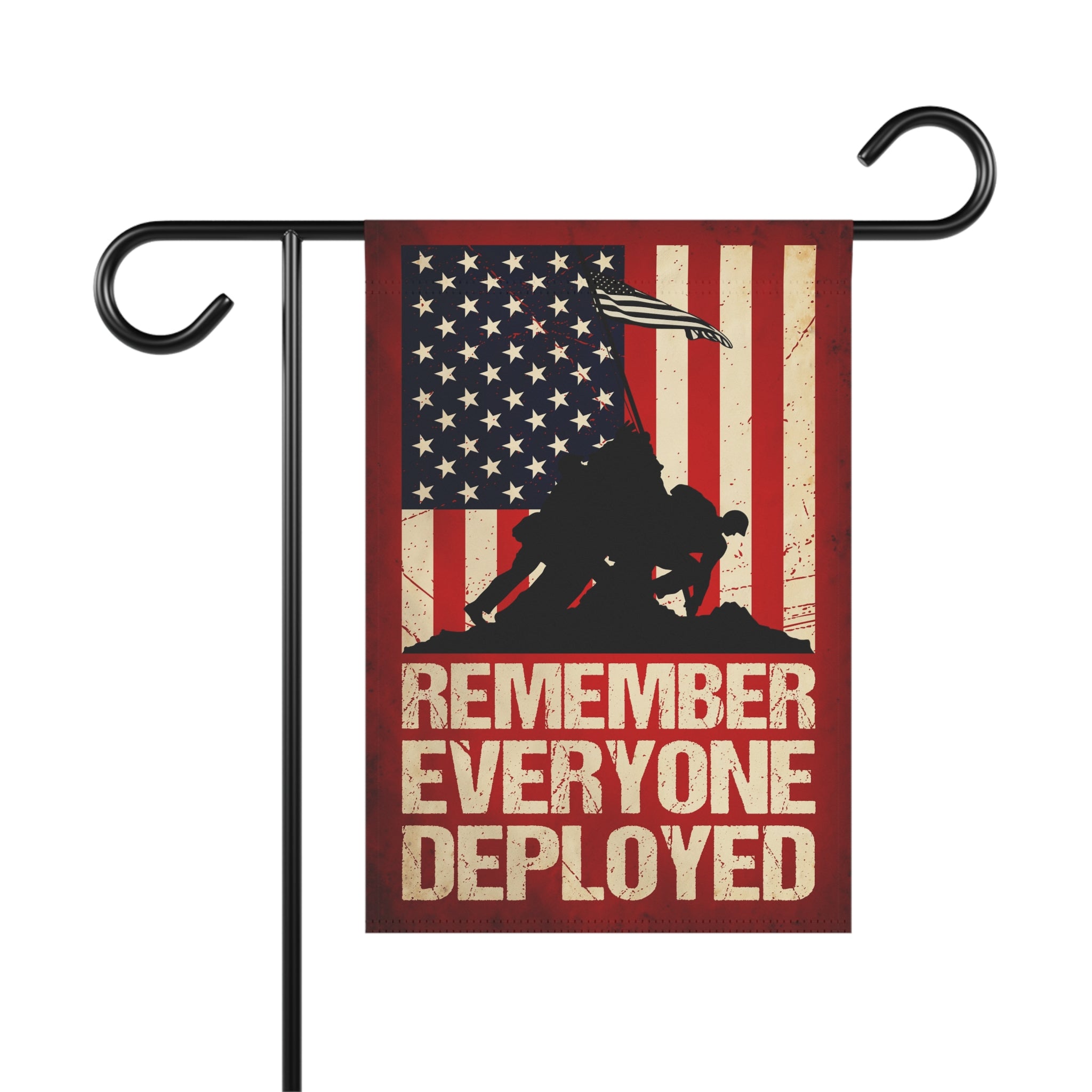 Remember everyone deployed Garden Banner - Patriotic Outdoor Decor, Celebrate Service & Sacrifice