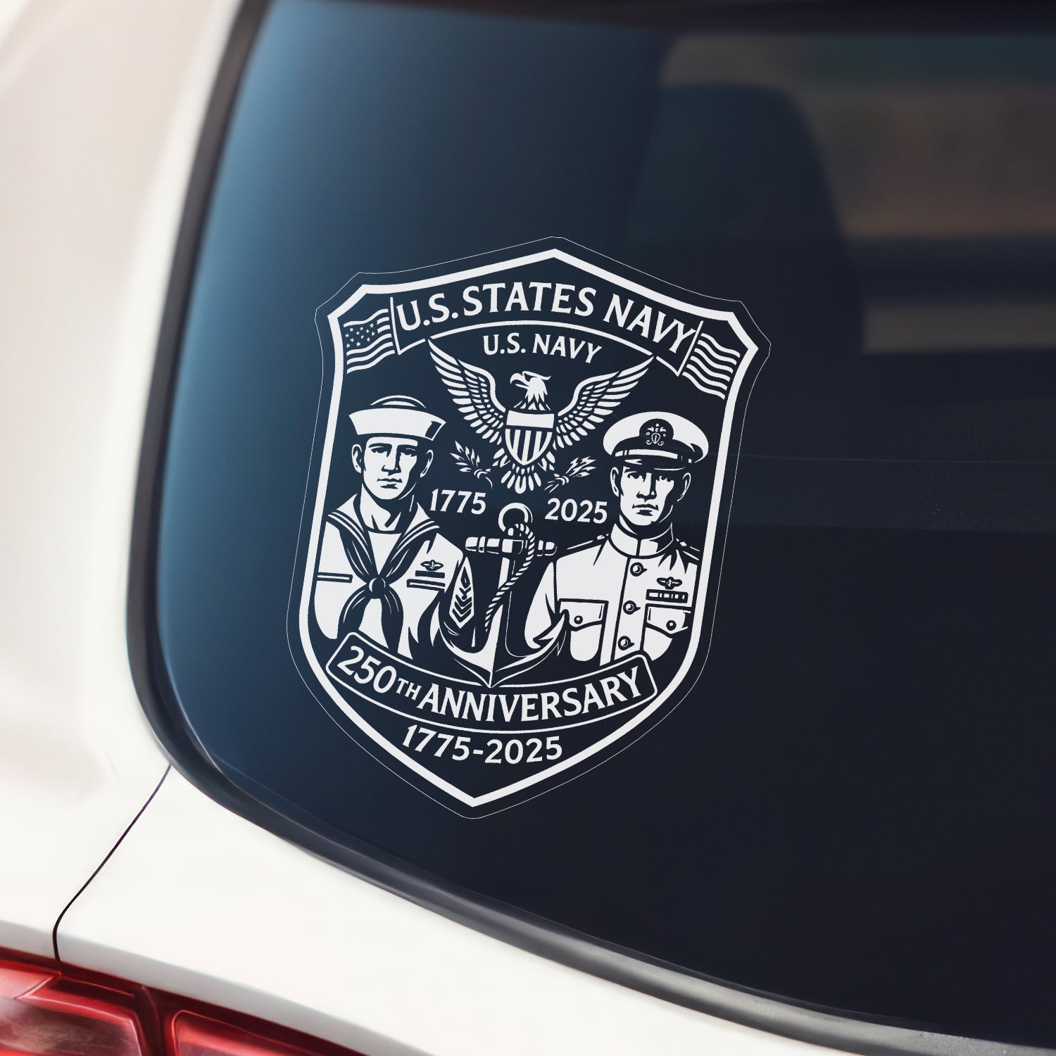 US Navy 250th Anniversary 1775 - 2025 Stickers