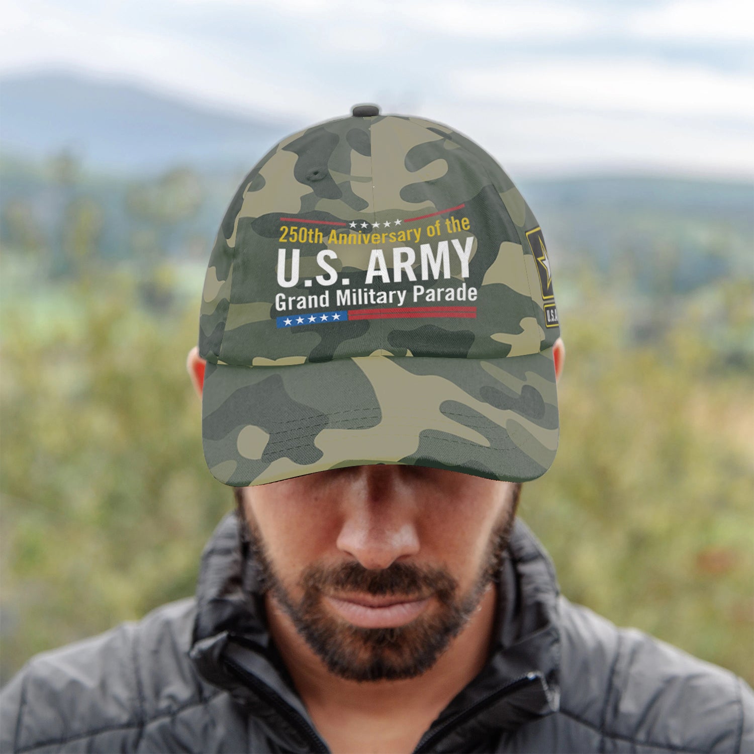 US Army Grand Military Parade All Over Prints Premium Classic Cap