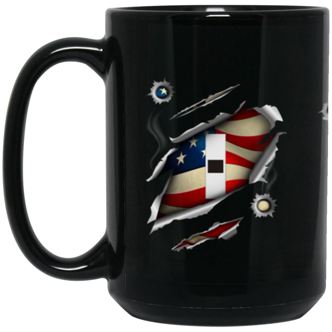US Army W-1 Warrant Officer 1 W1 WO1 Warrant Officer Ranks 11oz - 15oz Black Mug