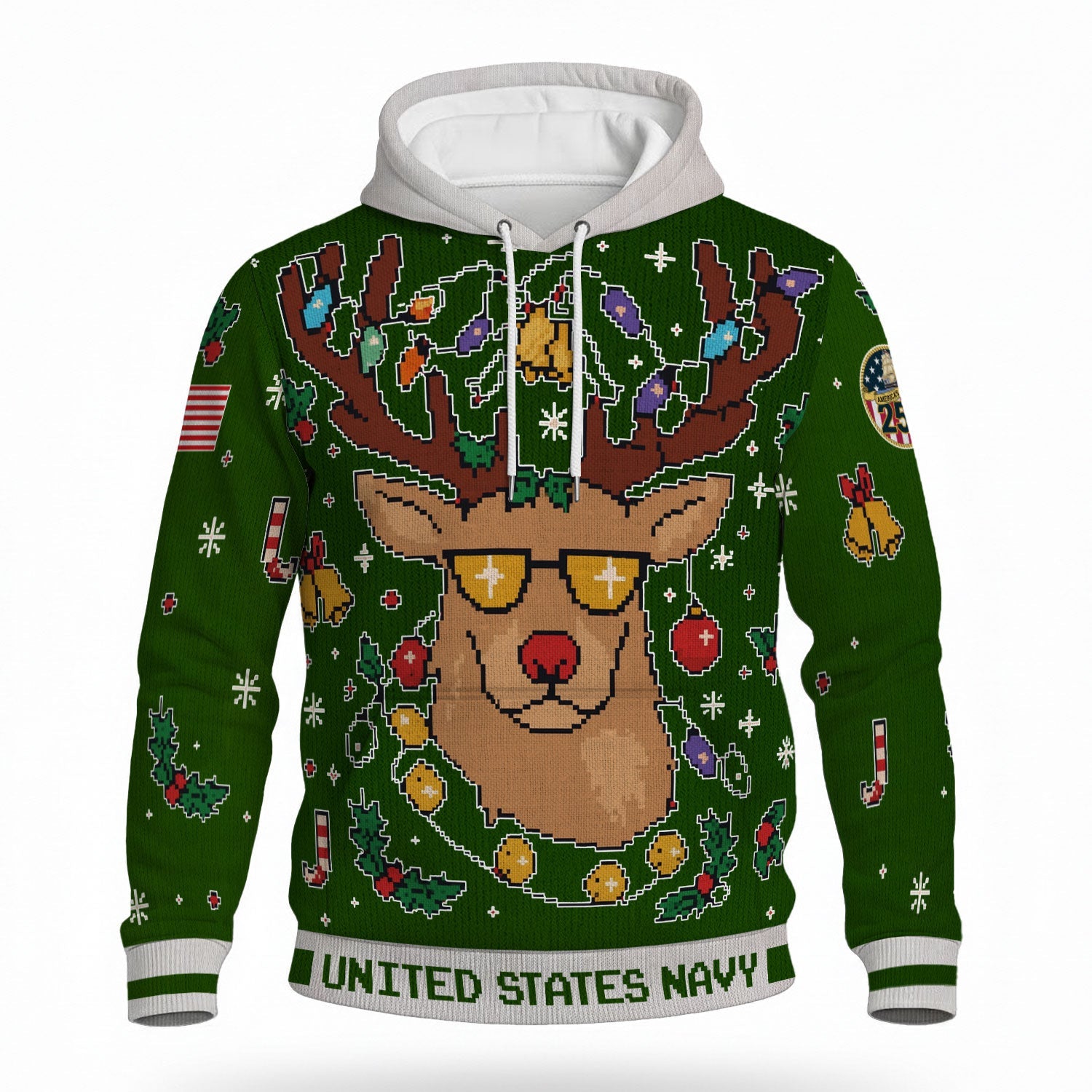 America's Navy Forged By The Sea 3D All Over Print Hoodie Xmas