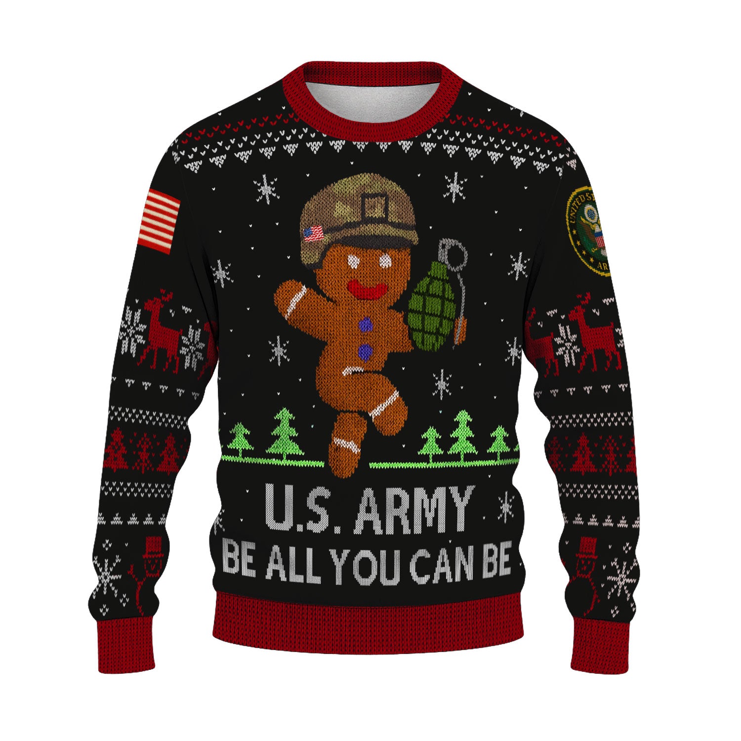 US Army Ugly Christmas Sweater