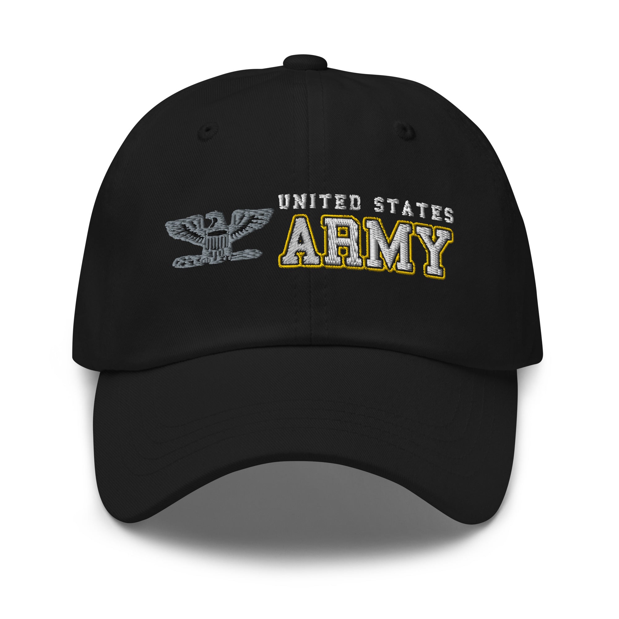 US Army O-6 Colonel O6 COL Field Officer Ranks/Insignia Embroidered Dad Hat