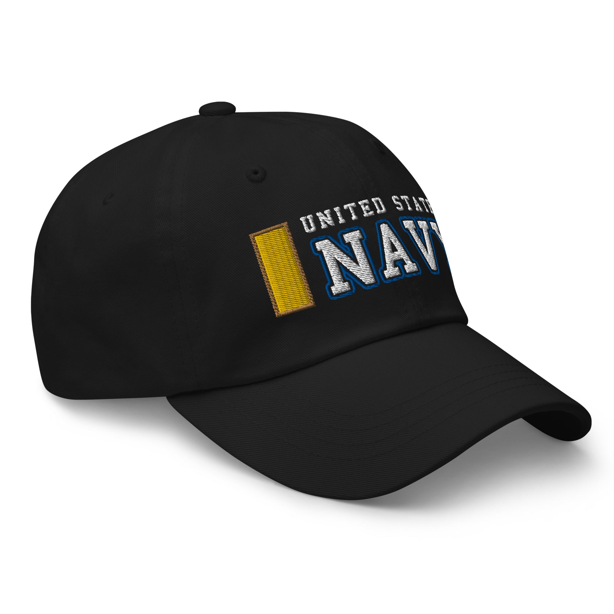 US Navy O-1 Ensign O1 ENS Junior Officer Ranks/Insignia Embroidered Dad Hat