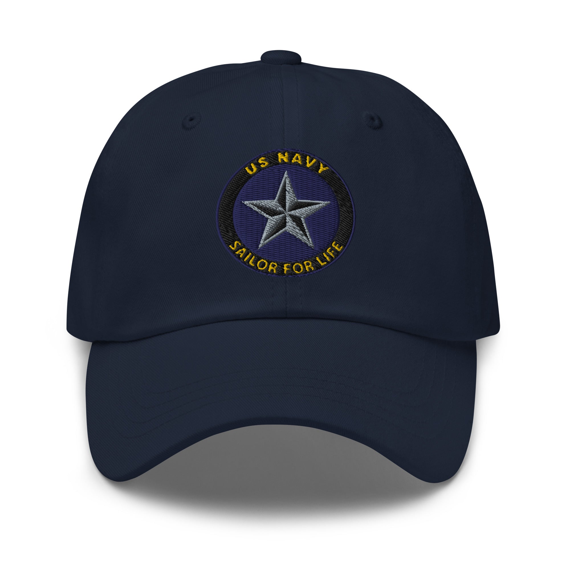 US Navy O-7 Rear Admiral Lower Half O7 RDML Flag Officer Sailor For Life Embroidered Dad Hat