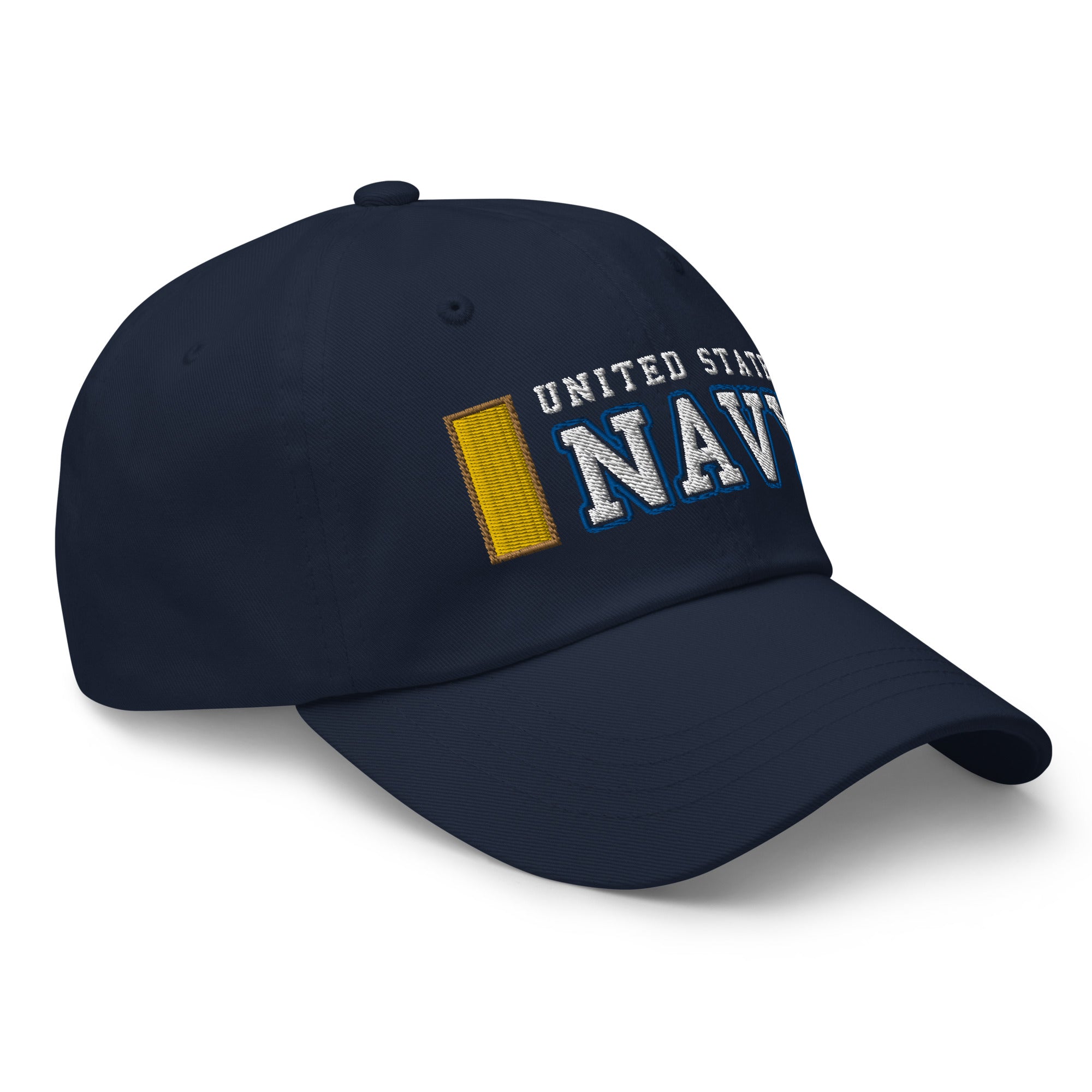 US Navy O-1 Ensign O1 ENS Junior Officer Ranks/Insignia Embroidered Dad Hat