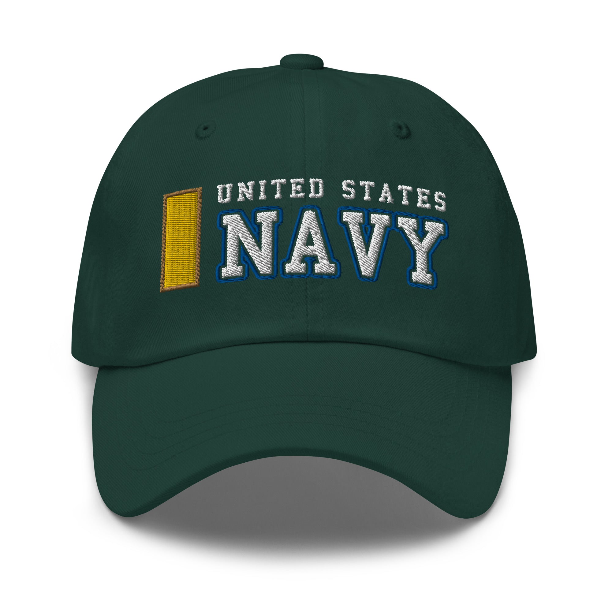 US Navy O-1 Ensign O1 ENS Junior Officer Ranks/Insignia Embroidered Dad Hat