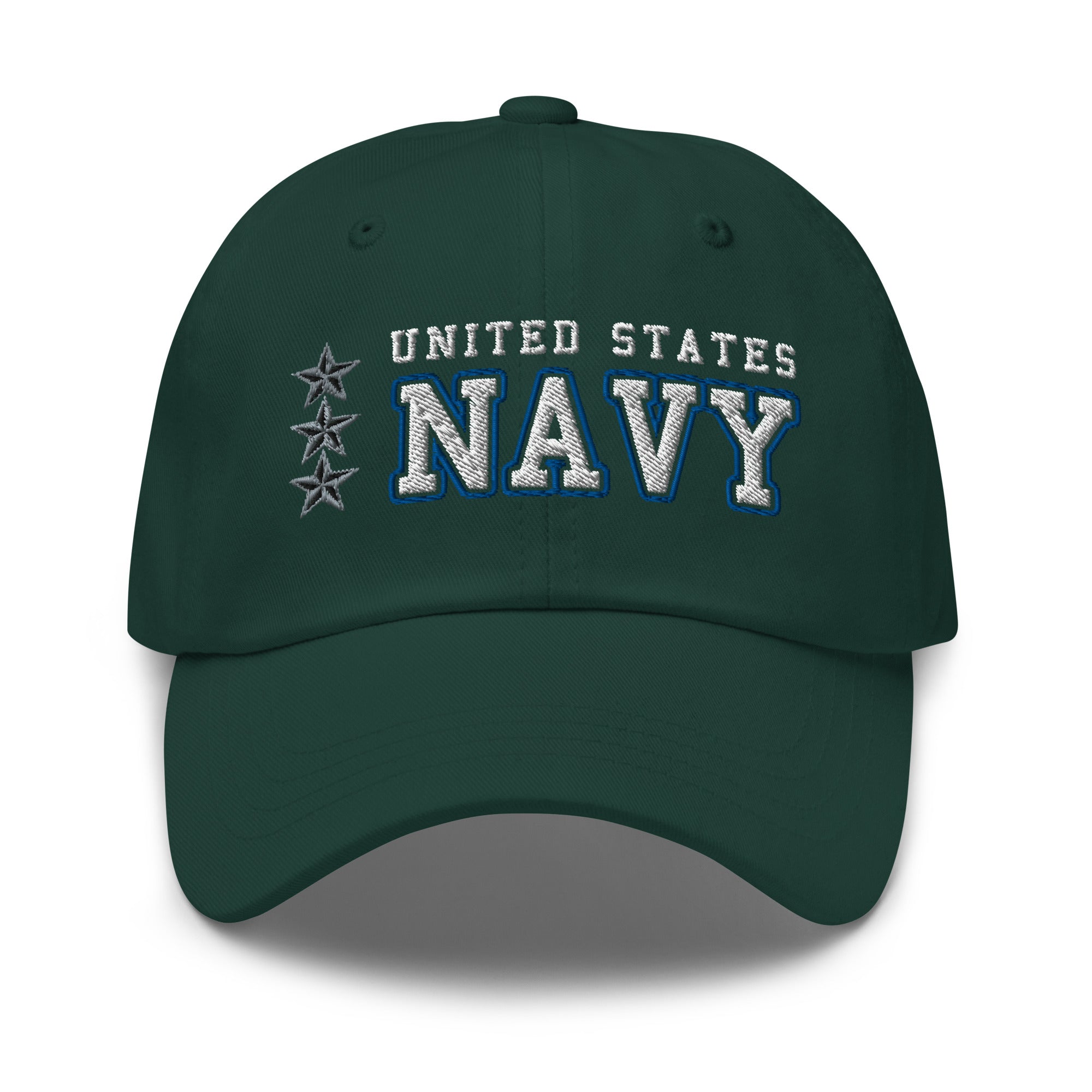 US Navy O-9 Vice Admiral O9 VADM Flag Officer Ranks/Insignia Embroidered Dad Hat