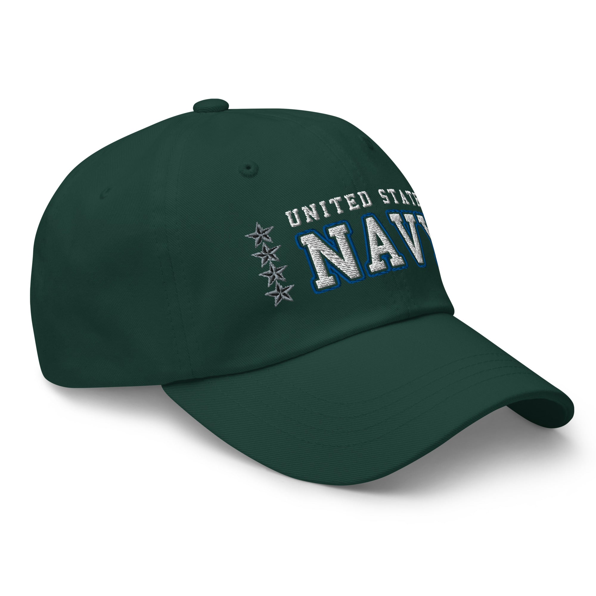 US Navy O-10 Admiral O10 ADM Flag Officer Ranks/Insignia Embroidered Dad Hat