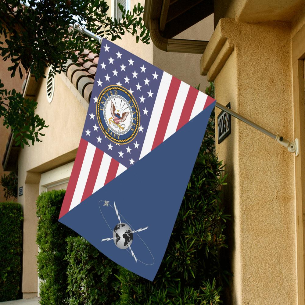 US Navy Mass Communications Specialist Navy MC House Flag 28 inches x 40 inches Twin-Side Printing-HouseFlag-Navy-Rate-Veterans Nation