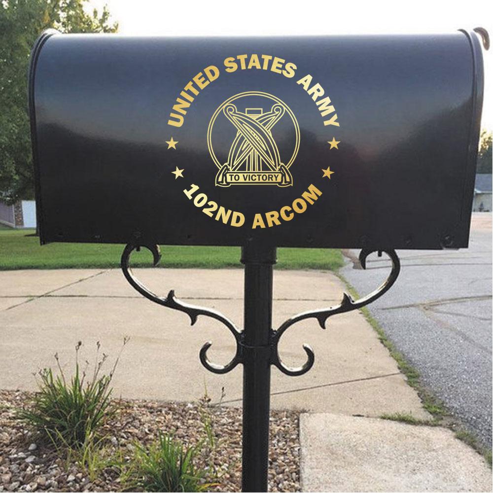 US Army 102nd ARCOM Unit Crest Clear Stickers-Decal-Army-CSIB-Veterans Nation