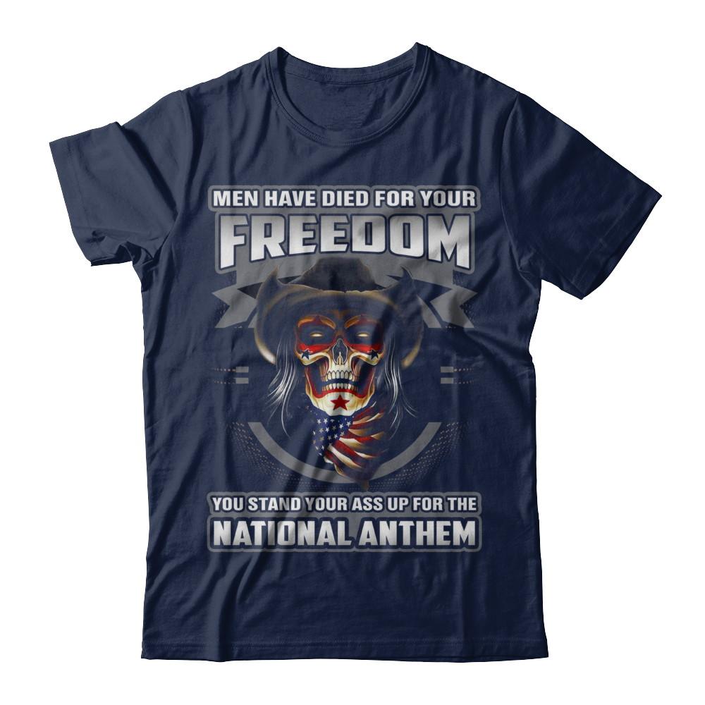 Military T-Shirt "Veteran Died For Your Freedom"-TShirt-General-Veterans Nation