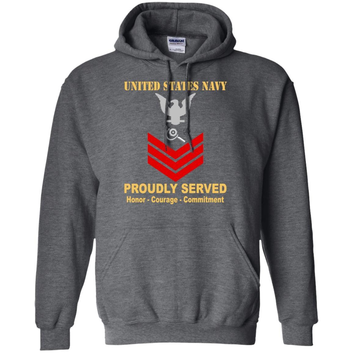U.S Navy Machinery repairman Navy MR E-6 Rating Badges Proudly Served T-Shirt For Men On Front-TShirt-Navy-Veterans Nation