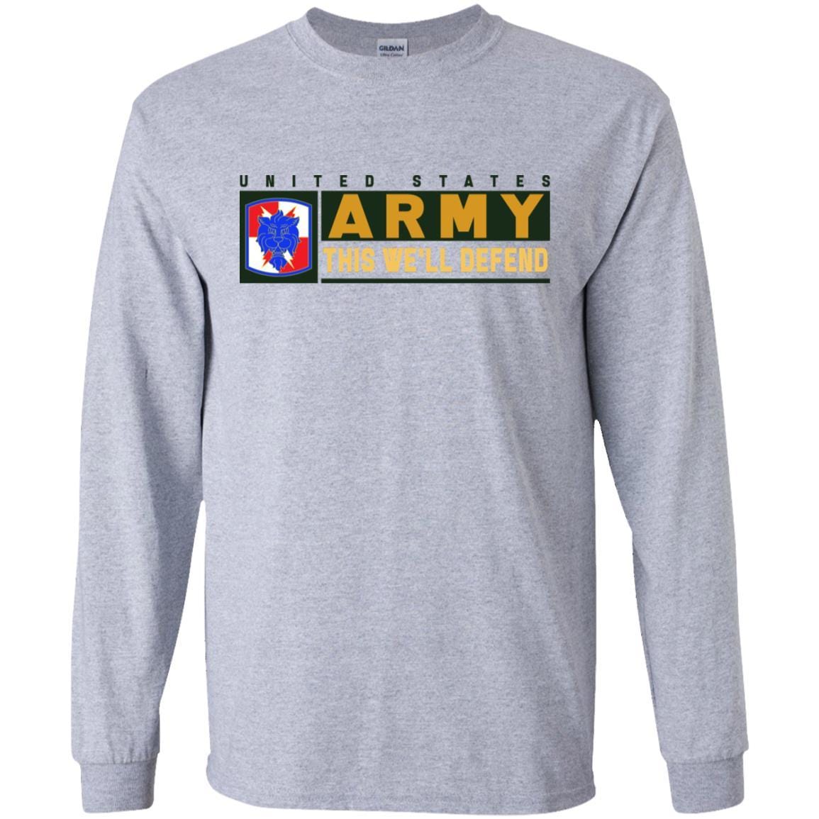 US Army 35TH SIGNAL BRIGADE (NO TAB)- This We'll Defend T-Shirt On Front For Men-TShirt-Army-Veterans Nation