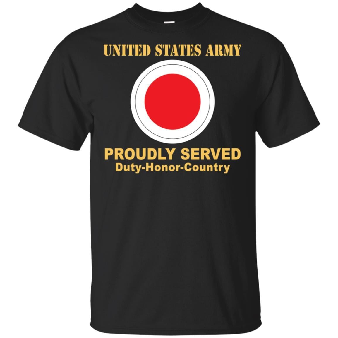 US ARMY 37TH INFANTRY BRIGADE COMBAT TEAM- Proudly Served T-Shirt On Front For Men-TShirt-Army-Veterans Nation
