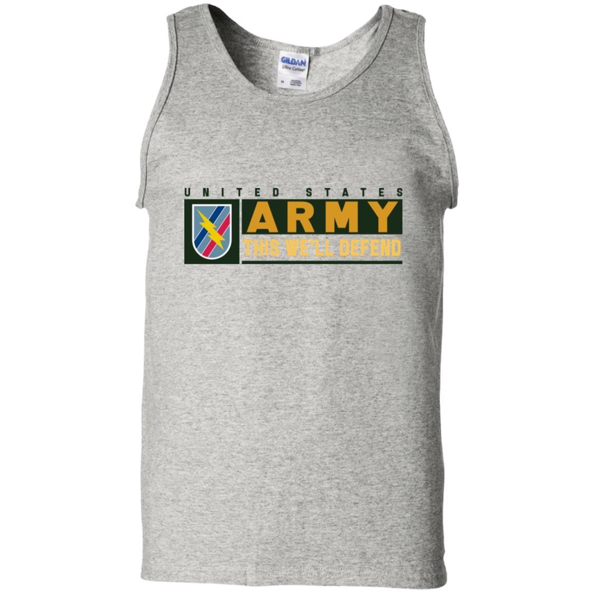 US Army 48TH INFANTRY BRIGADE COMBAT TEAM- This We'll Defend T-Shirt On Front For Men-TShirt-Army-Veterans Nation