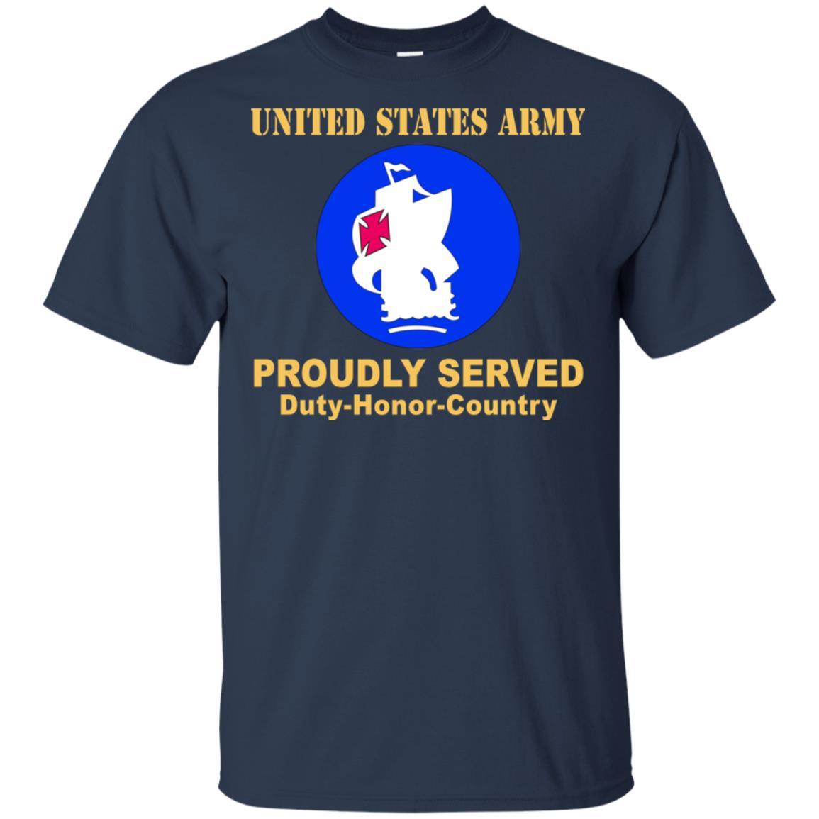 US ARMY SOUTH CSIB- Proudly Served T-Shirt On Front For Men-TShirt-Army-Veterans Nation