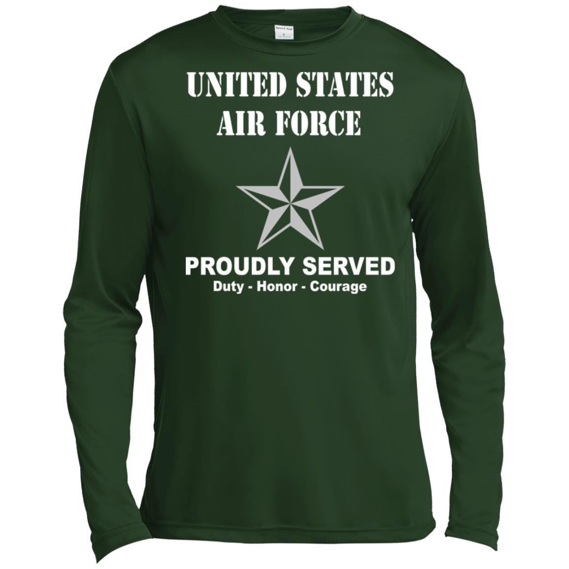 US Air Force O-7 Brigadier General Brig O7 General Officer Ranks T shirt Sport-Tek Tall Pullover Hoodie - T-Shirt-TShirt-USAF-Veterans Nation