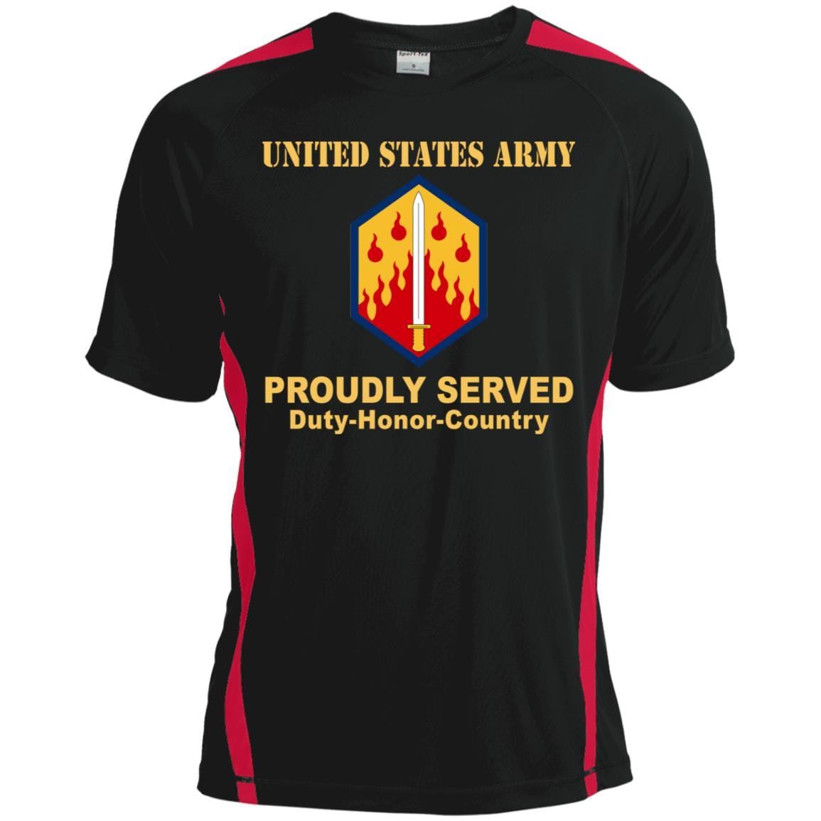 US ARMY 48TH CHEMICAL BRIGADE- Proudly Served T-Shirt On Front For Men-TShirt-Army-Veterans Nation