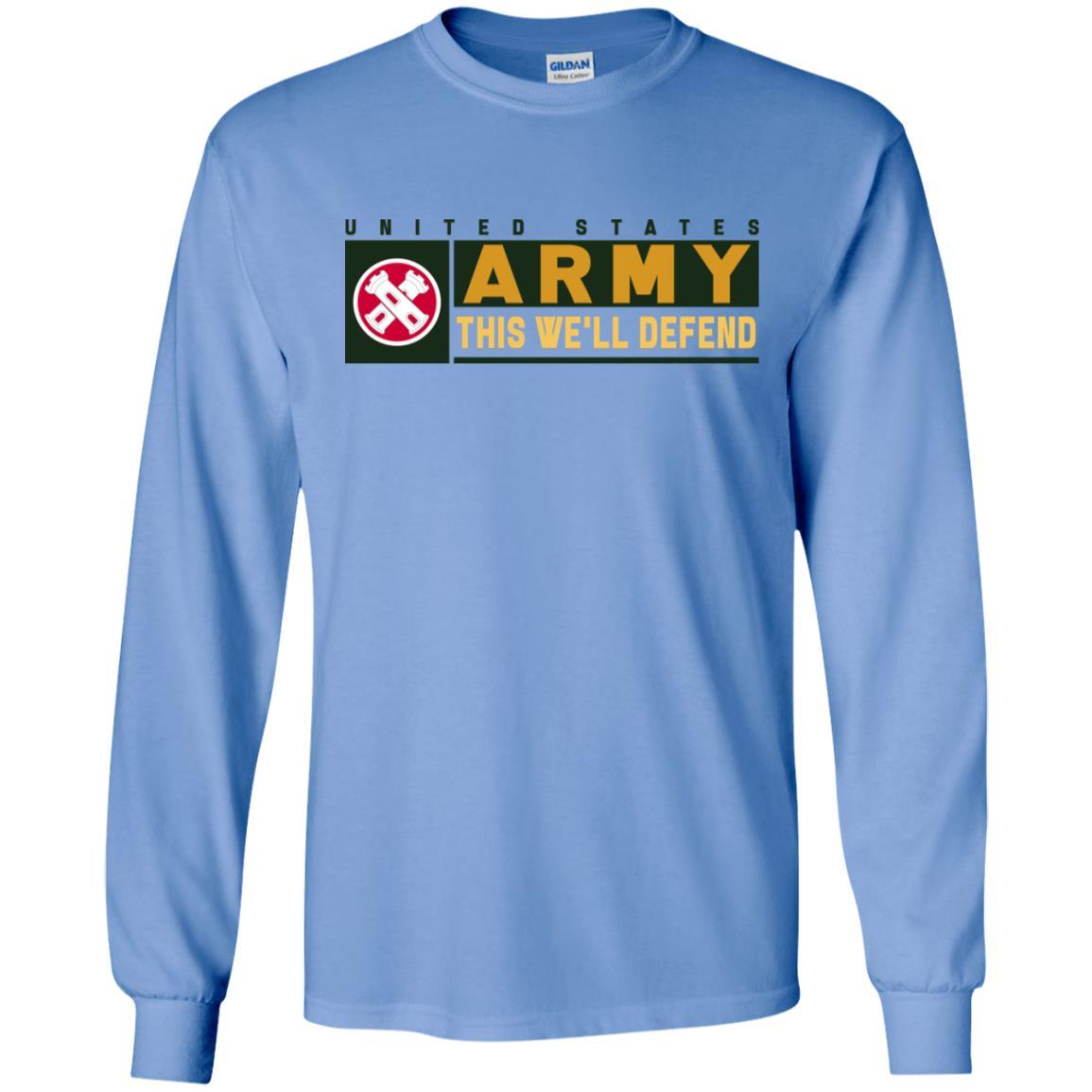 US Army 16TH ENGINEER BRIGADE- This We'll Defend T-Shirt On Front For Men-TShirt-Army-Veterans Nation