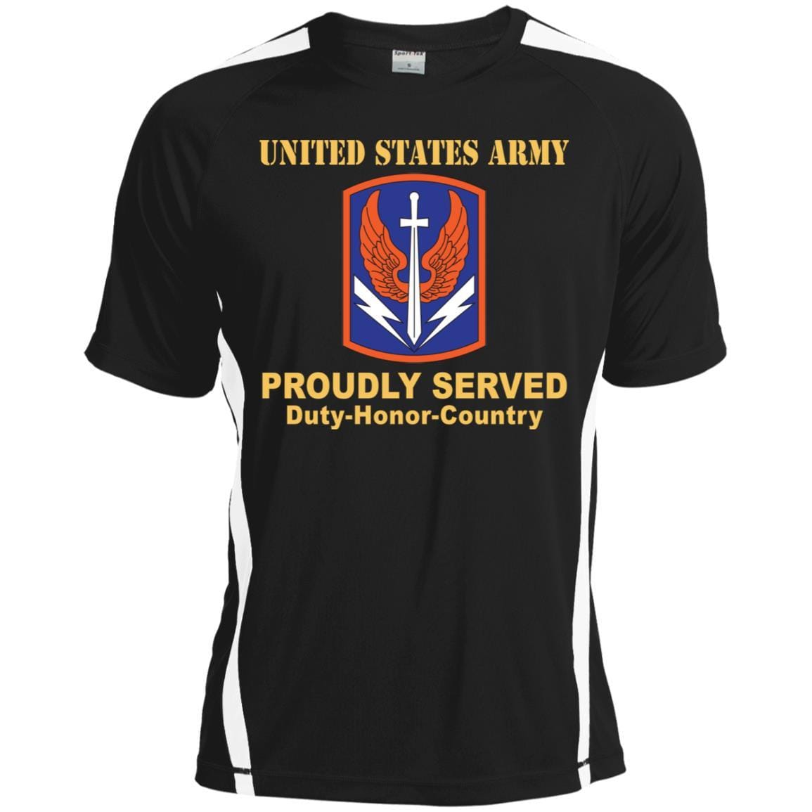 US ARMY 449TH THEATER AVIATION BRIGADE- Proudly Served T-Shirt On Front For Men-TShirt-Army-Veterans Nation
