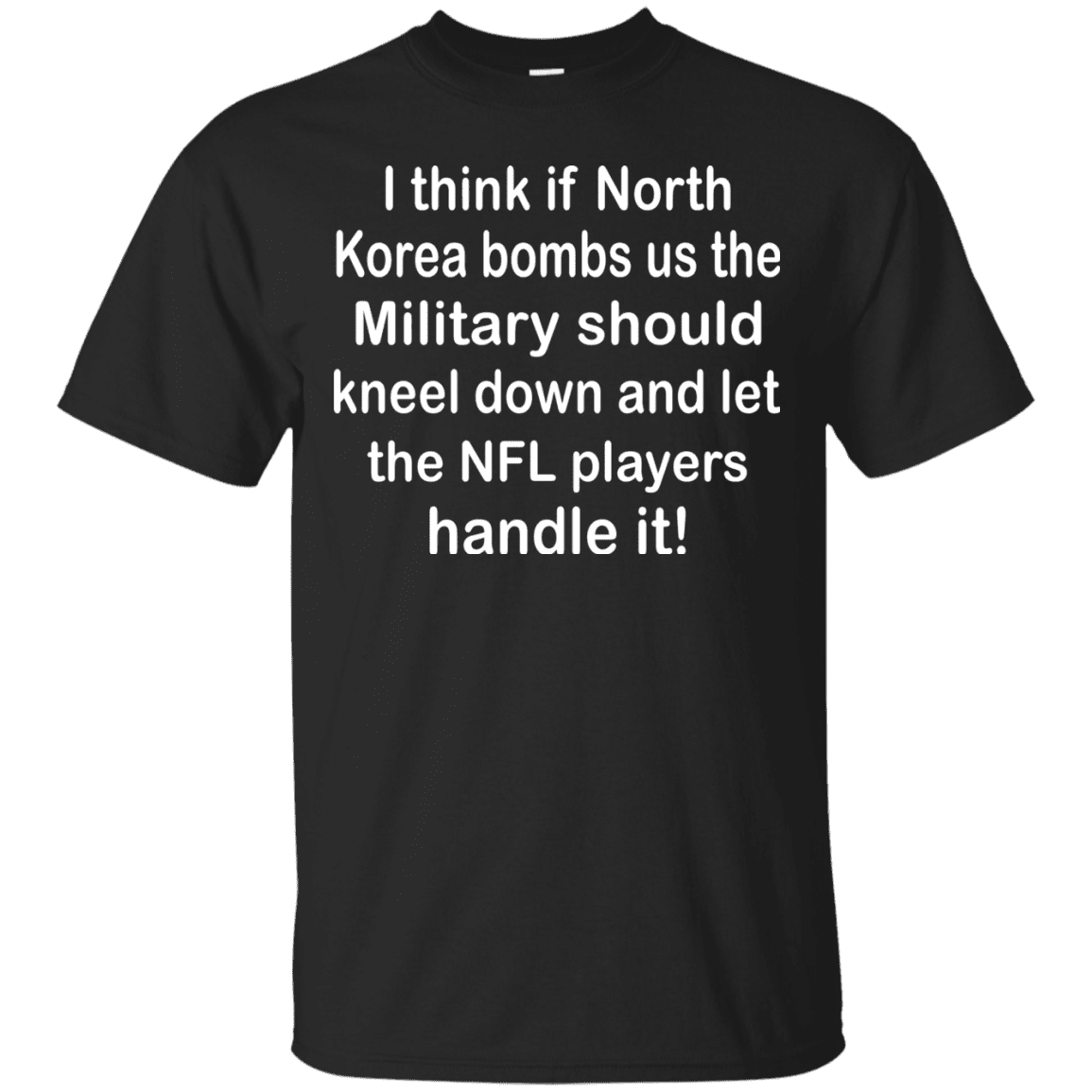 Military T-Shirt "Veteran Military Kneel" Front-TShirt-General-Veterans Nation