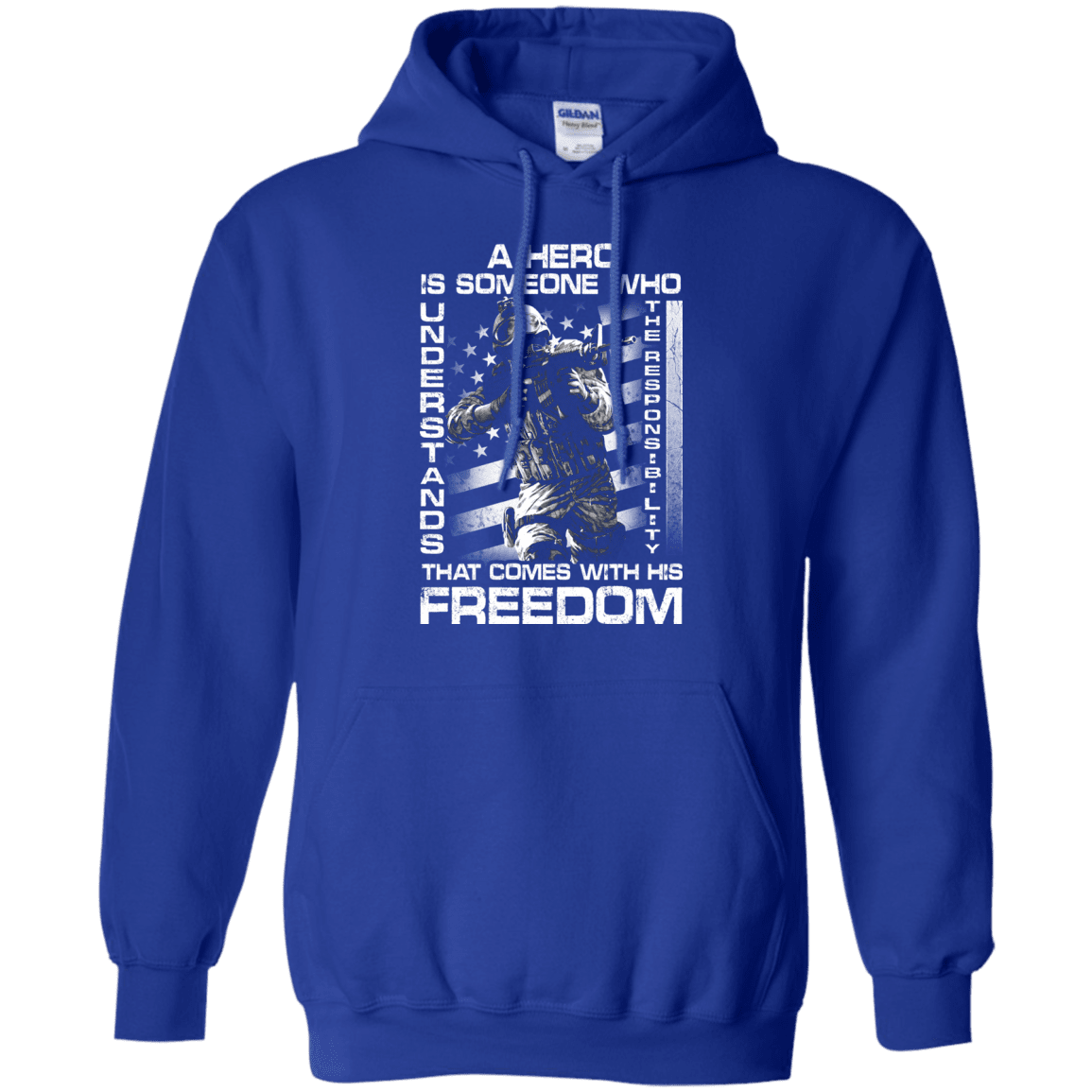 Military T-Shirt "A Hero Is Someone Who Understands The Responsibility"-TShirt-General-Veterans Nation