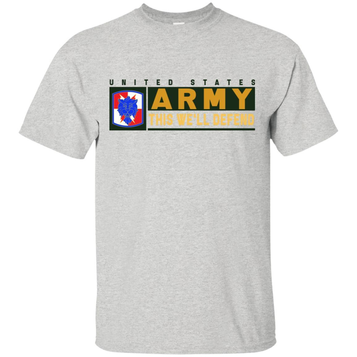 US Army 35TH SIGNAL BRIGADE (NO TAB)- This We'll Defend T-Shirt On Front For Men-TShirt-Army-Veterans Nation