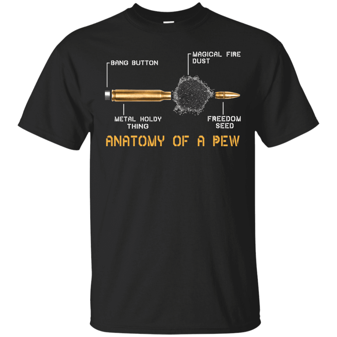 Military T-Shirt "ANATOMY OF A PEW"-TShirt-General-Veterans Nation