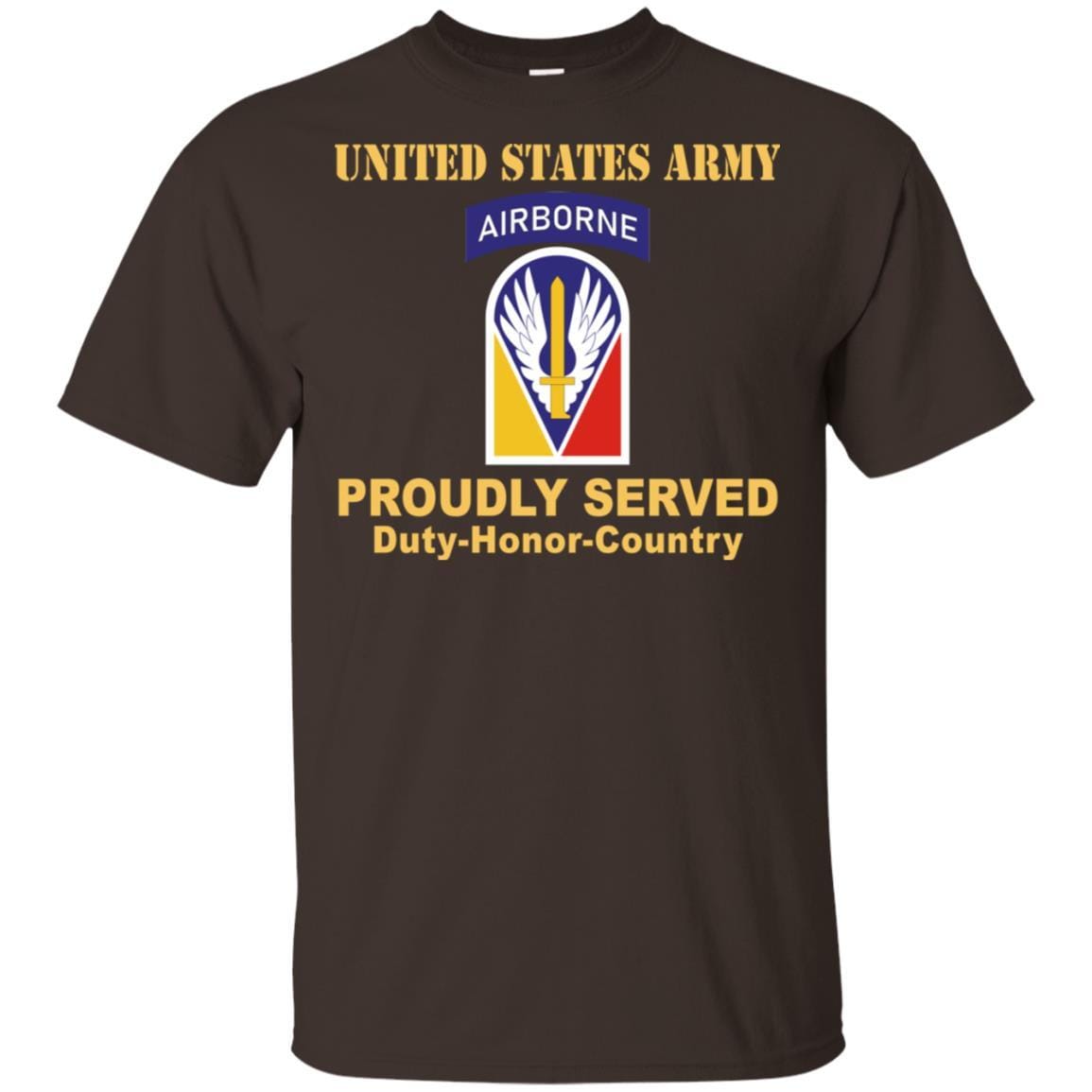 US ARMY CSIB JOINT READINESS TRAINING CENTER- Proudly Served T-Shirt On Front For Men-TShirt-Army-Veterans Nation