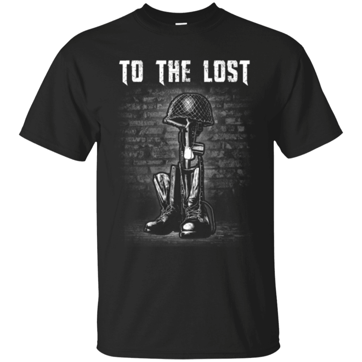 Military T-Shirt "To The Lost - Veteran"-TShirt-General-Veterans Nation