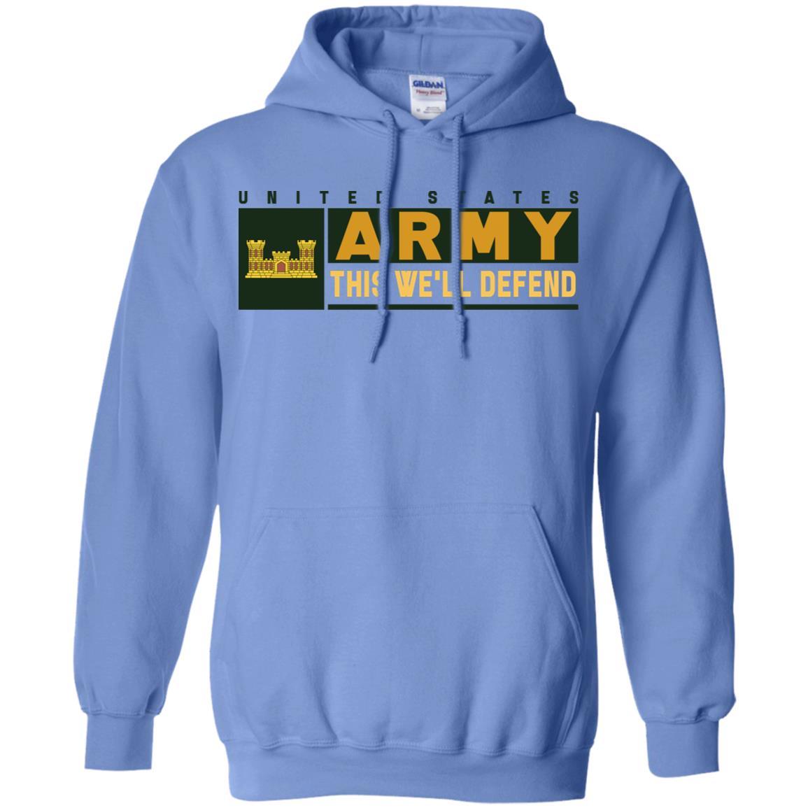 U.S. Army Corps of Engineers- This We'll Defend T-Shirt On Front For Men-TShirt-Army-Veterans Nation