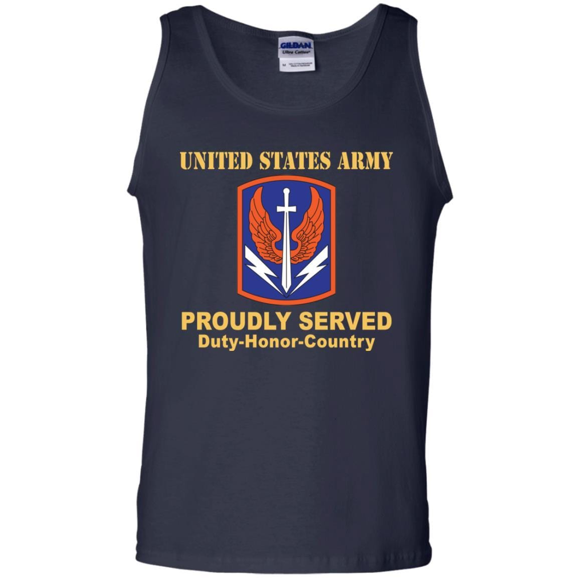 US ARMY 449TH THEATER AVIATION BRIGADE- Proudly Served T-Shirt On Front For Men-TShirt-Army-Veterans Nation