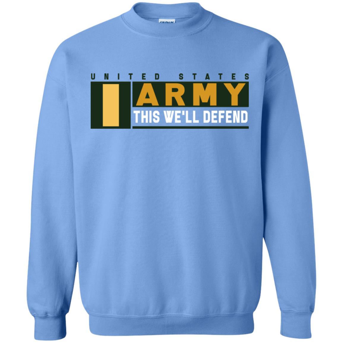 US Army O-1 This We Will Defend Long Sleeve - Pullover Hoodie-TShirt-Army-Veterans Nation