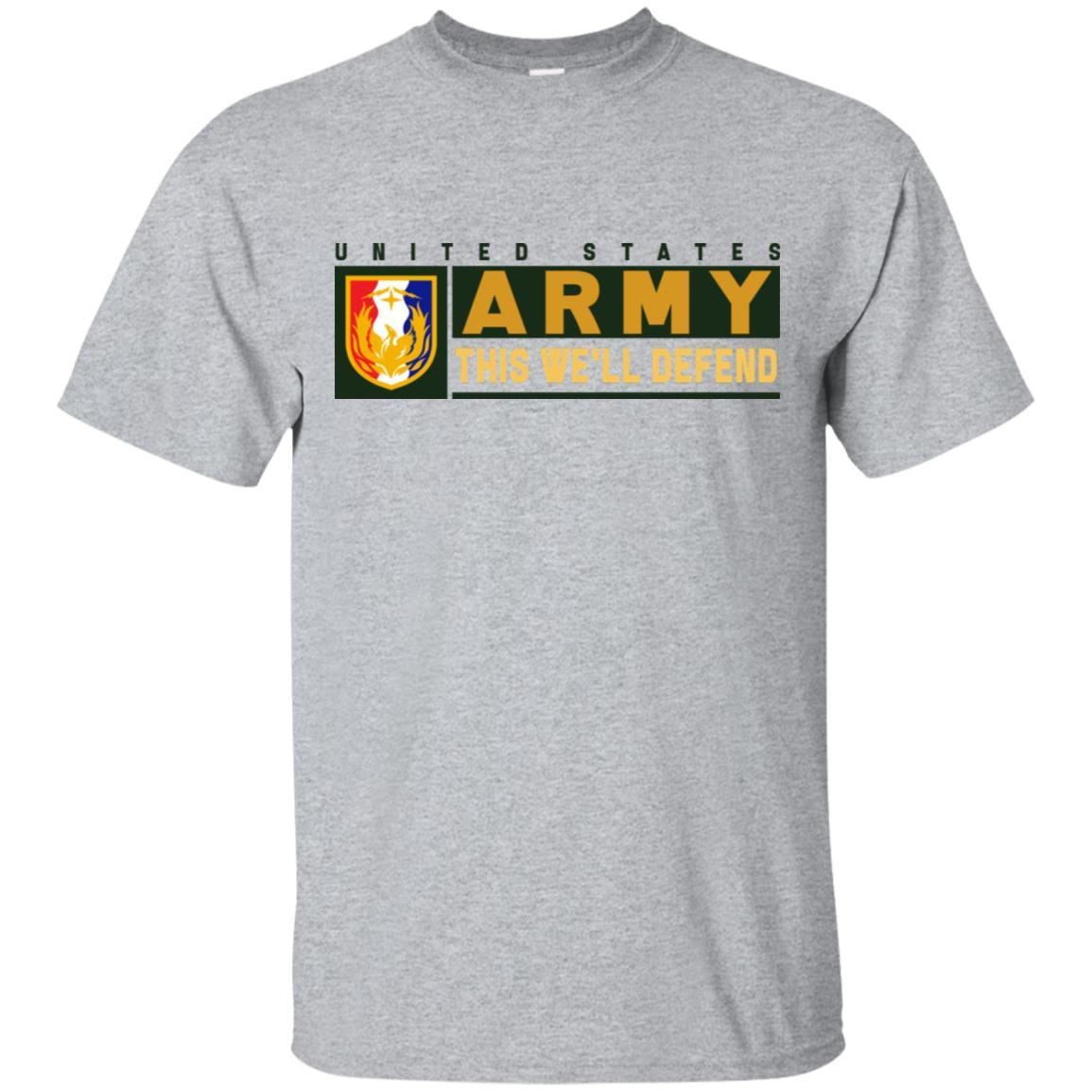 US Army 36TH SUSTAINMENT BRIGADE- This We'll Defend T-Shirt On Front For Men-TShirt-Army-Veterans Nation