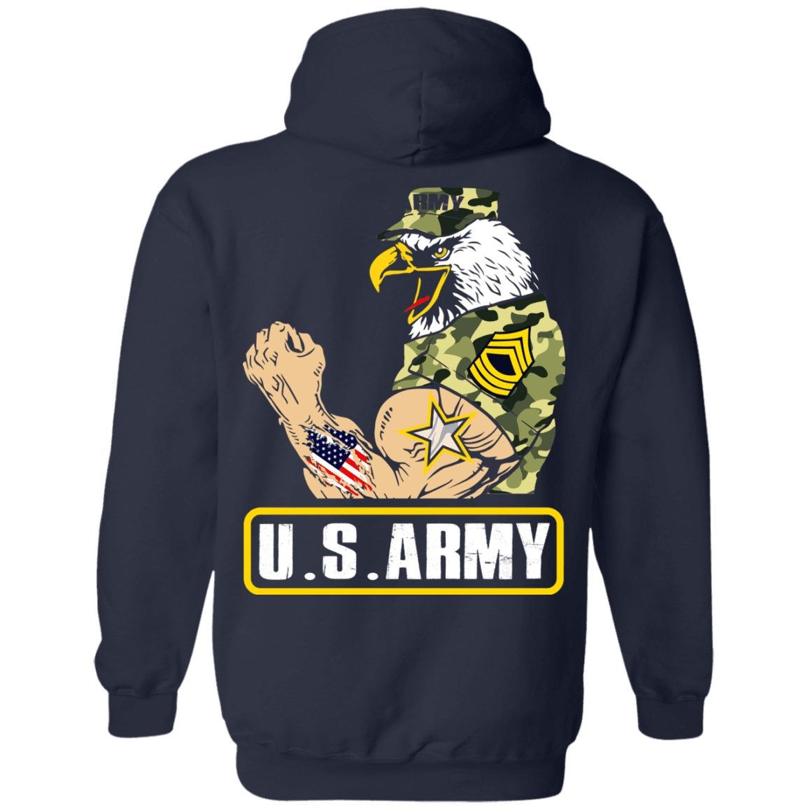 US Army Strong Back T Shirts-TShirt-Army-Veterans Nation
