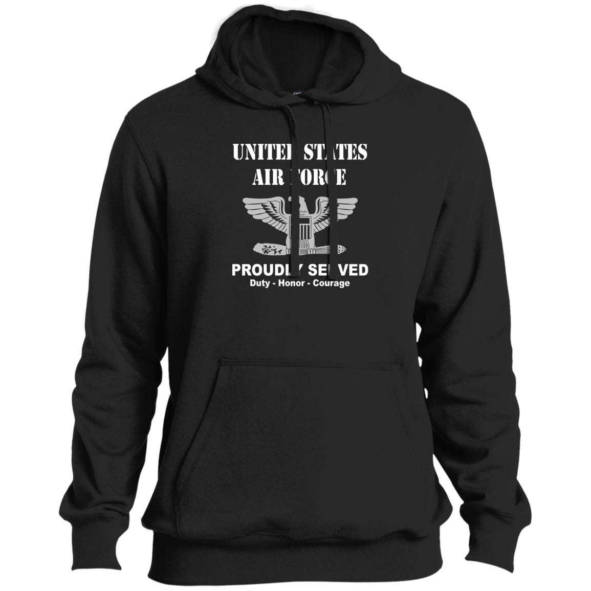 US Air Force O-6 Colonel Col O6 Field Officer Ranks T shirt Sport-Tek Tall Pullover Hoodie - T-Shirt-TShirt-USAF-Veterans Nation