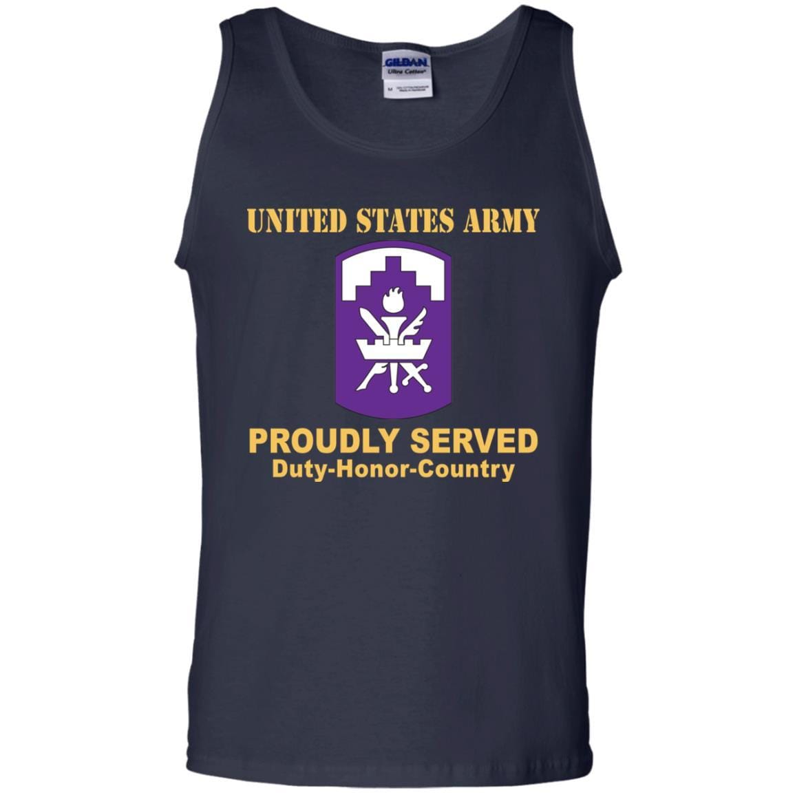 US ARMY 353 CIVIL AFFAIRS COMMAND- Proudly Served T-Shirt On Front For Men-TShirt-Army-Veterans Nation