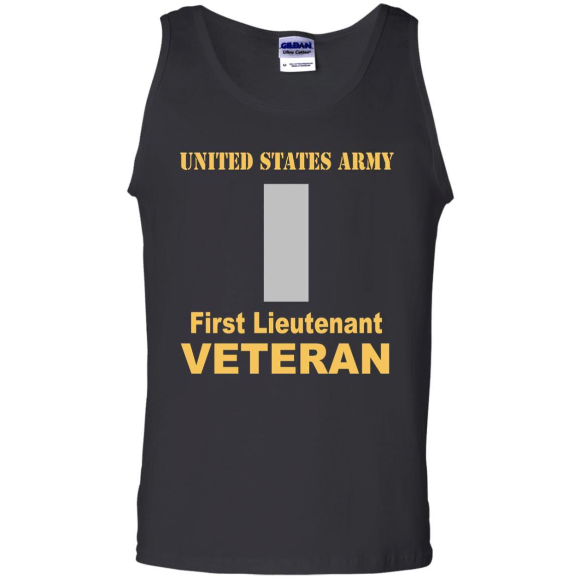 US Army O-2 First Lieutenant O2 1LT Commissioned Officer Veteran Men T Shirt On Front-TShirt-Army-Veterans Nation