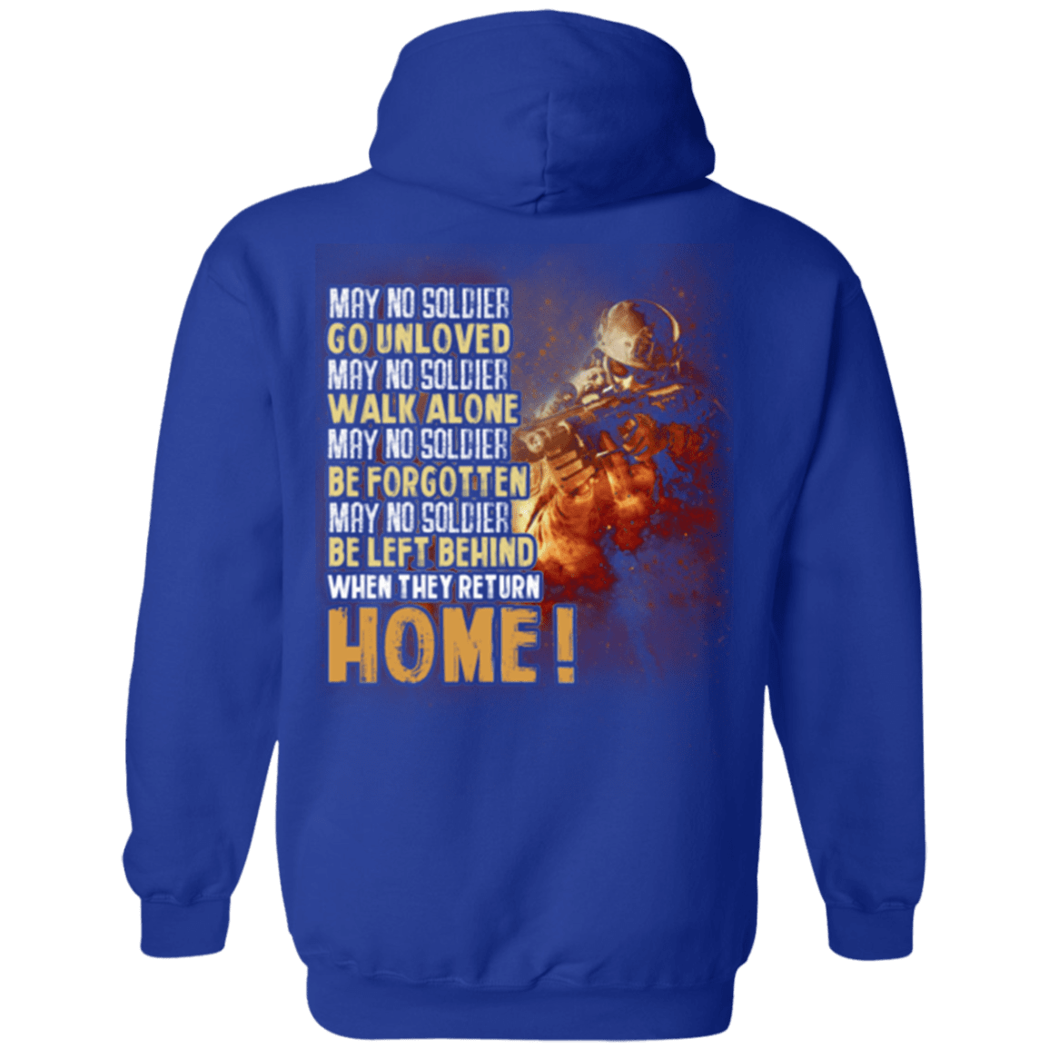 Military T-Shirt "Veteran - Go Unloved, Walk Alone, Be Forgotten, Be Left Behind, Home"-TShirt-General-Veterans Nation