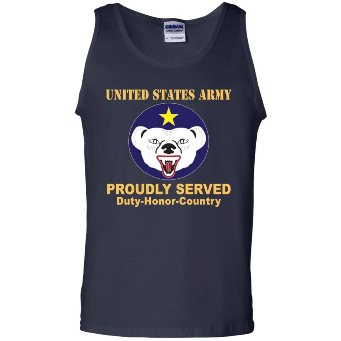 US ARMY CSIB ALASKA- Proudly Served T-Shirt On Front For Men-TShirt-Army-Veterans Nation