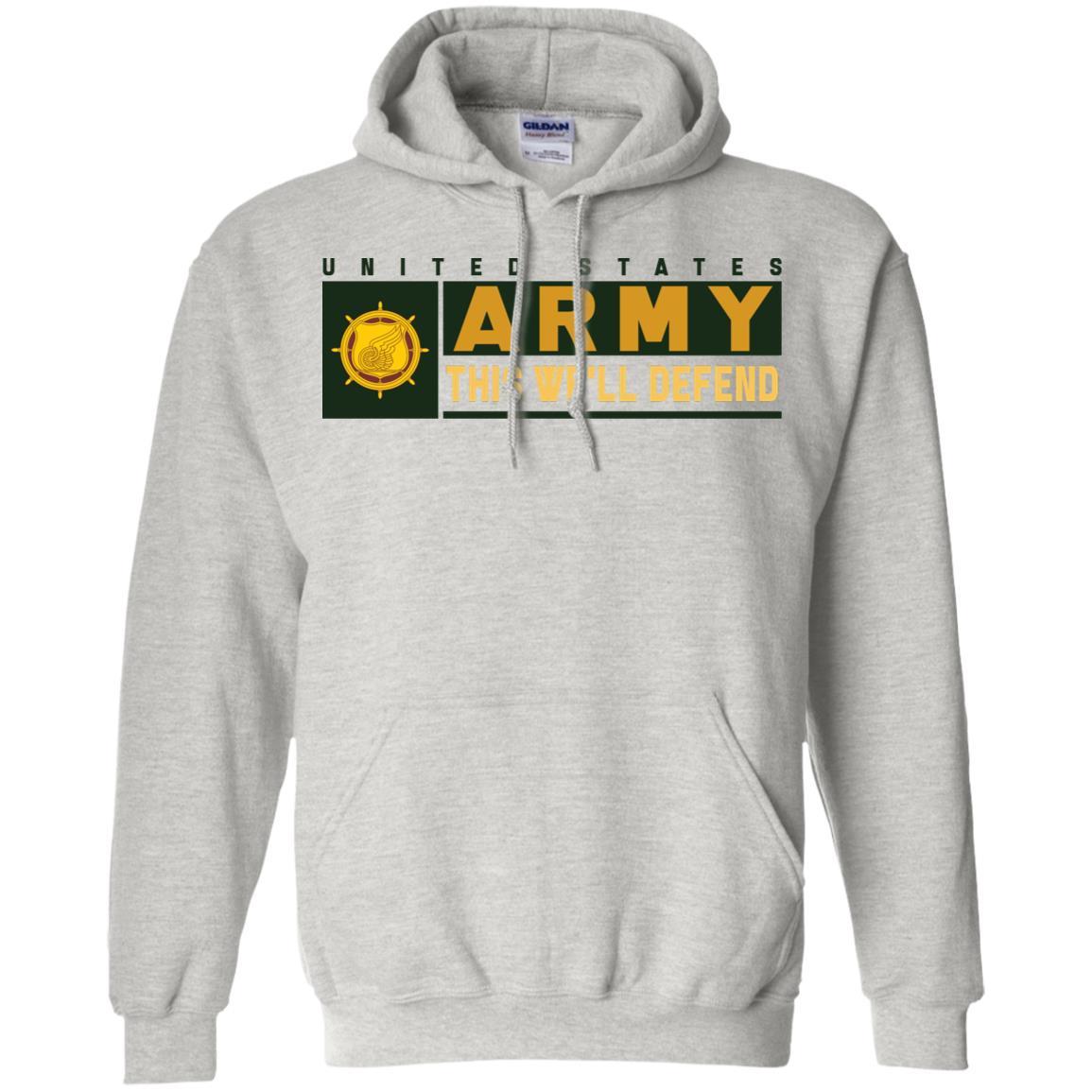 U.S. Army Transportation Corps- This We'll Defend T-Shirt On Front For Men-TShirt-Army-Veterans Nation