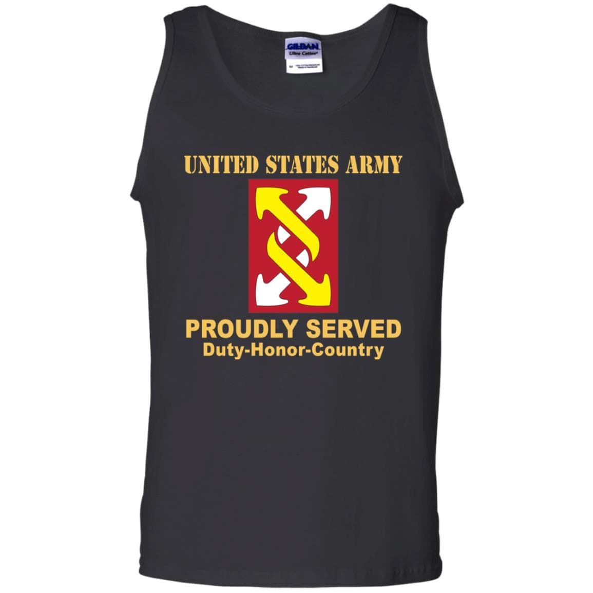 US ARMY 143RD SUSTAINMENT BRIGADE- Proudly Served T-Shirt On Front For Men-TShirt-Army-Veterans Nation