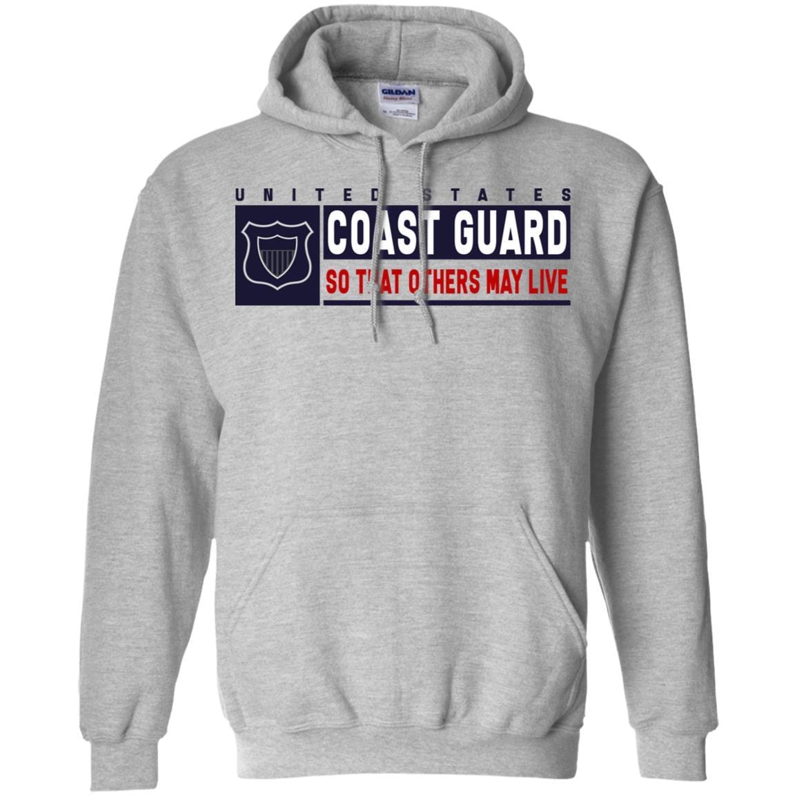 USCG MARITIME ENFORCEMENT ME Logo- So that others may live Long Sleeve - Pullover Hoodie-TShirt-USCG-Veterans Nation