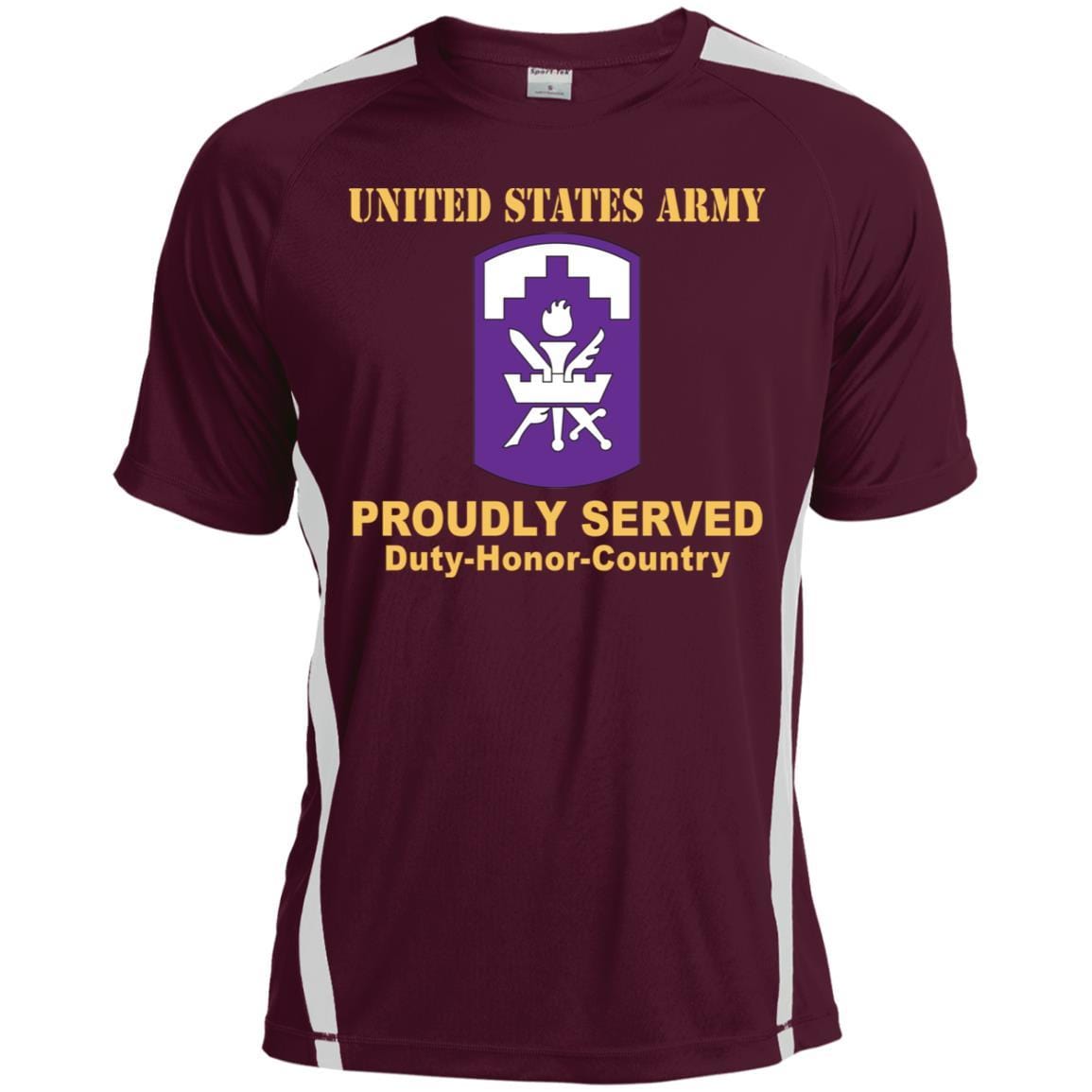 US ARMY 353 CIVIL AFFAIRS COMMAND- Proudly Served T-Shirt On Front For Men-TShirt-Army-Veterans Nation