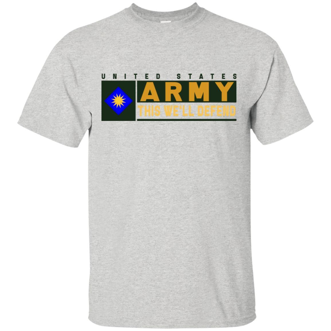 US Army 40TH INFANTRY DIVISION- This We'll Defend T-Shirt On Front For Men-TShirt-Army-Veterans Nation