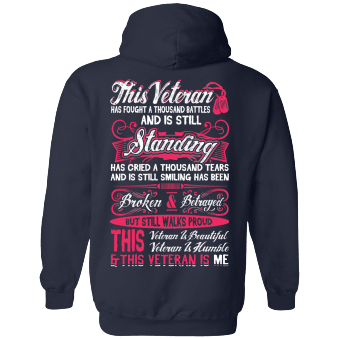 Military T-Shirt "This Veteran is Beautiful and Humble"-TShirt-General-Veterans Nation