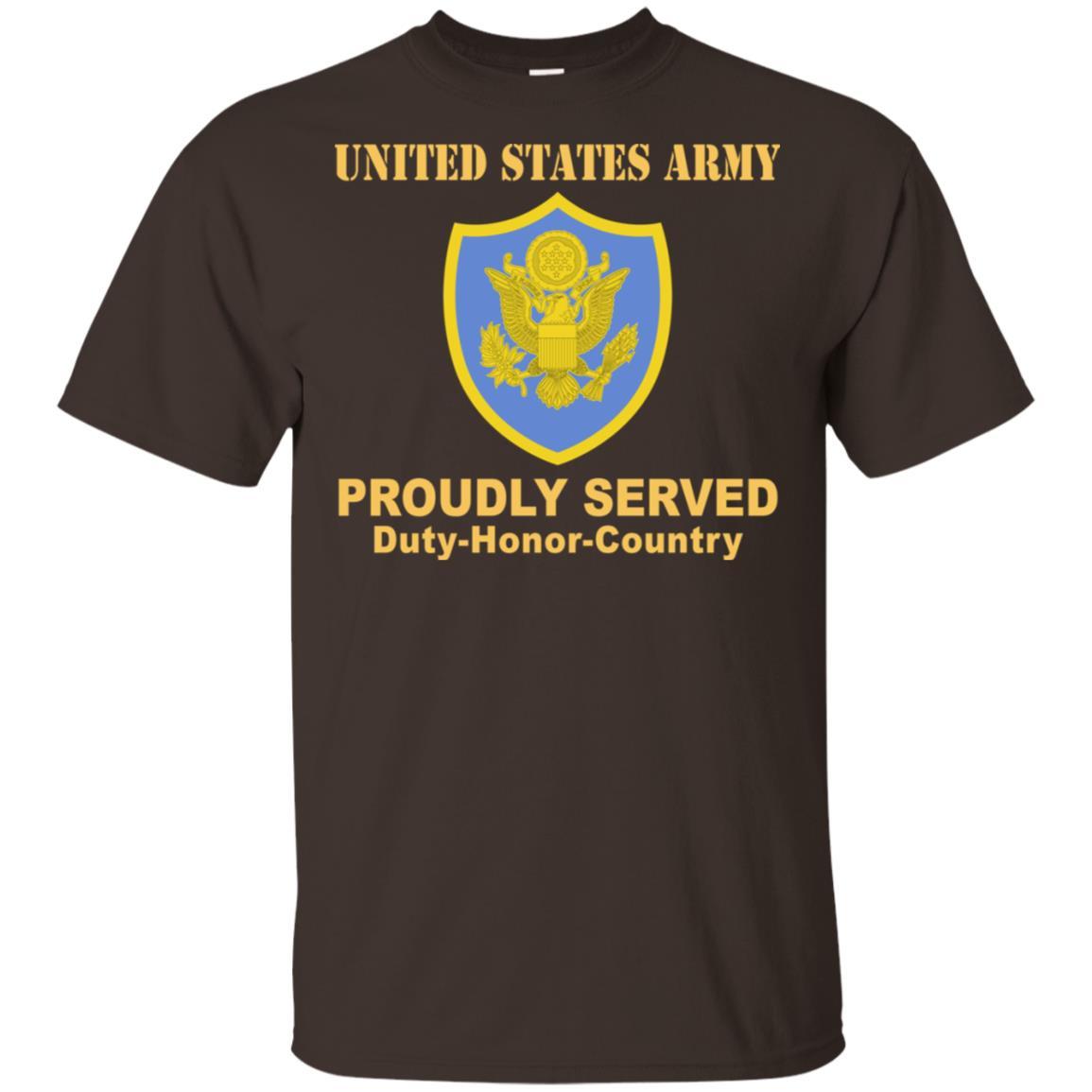 US ARMY PERSONNEL IN DOD AND JOINT ACTIVITIES- Proudly Served T-Shirt On Front For Men-TShirt-Army-Veterans Nation